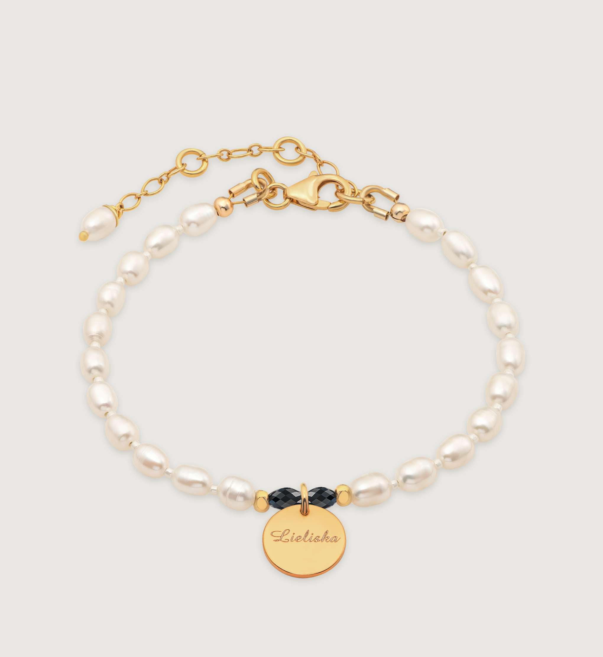 Pērļu rokassprādze LIELISKA